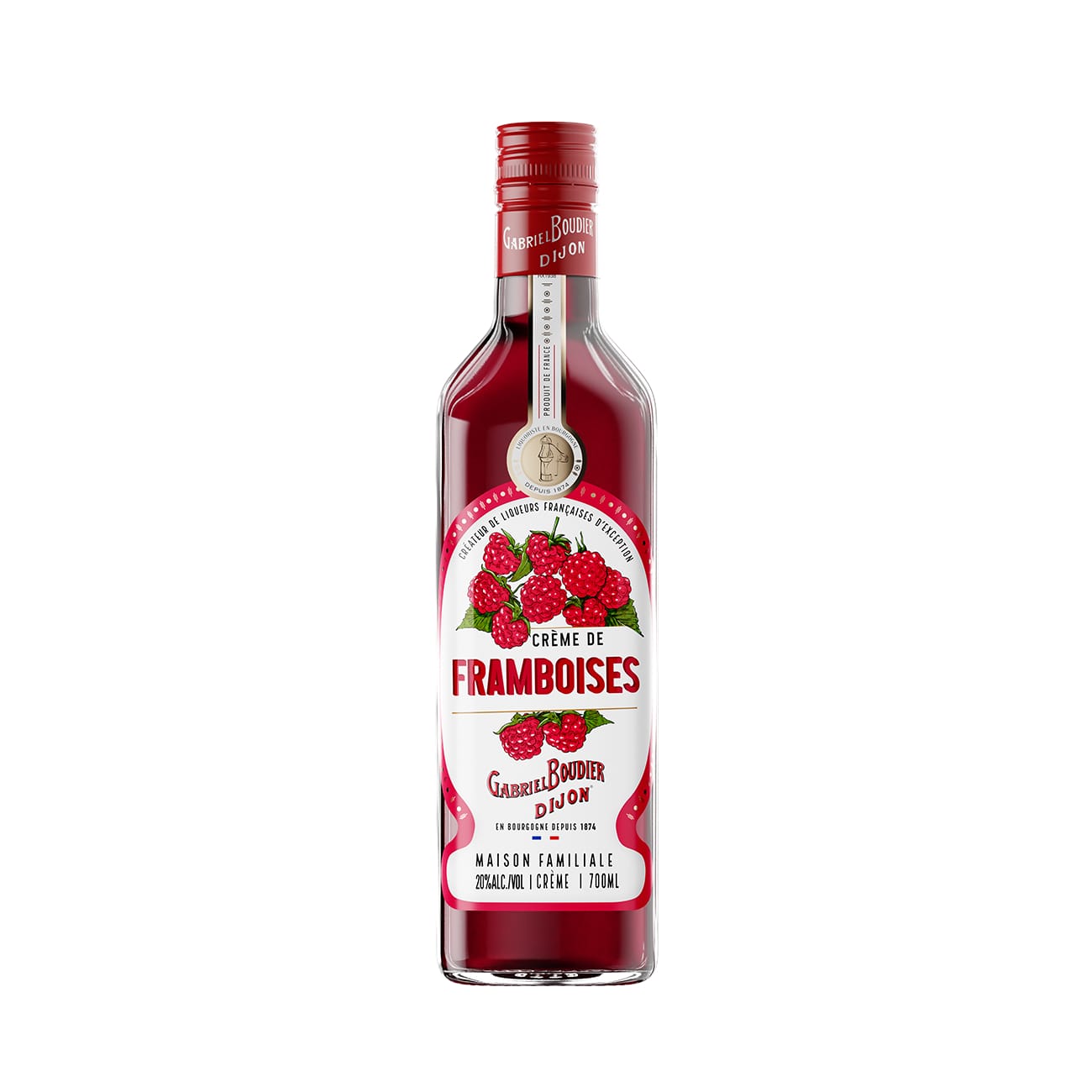 creme-de-framboises Gabriel Boudier Crème de Framboises lichior 0.7l - imagine 1