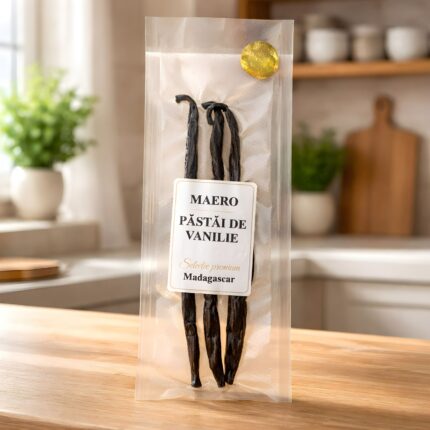 pastai vanilie gourmet din madagascar – bourbon cal. a, 100% naturala (17–20 cm) 3 buc/blister